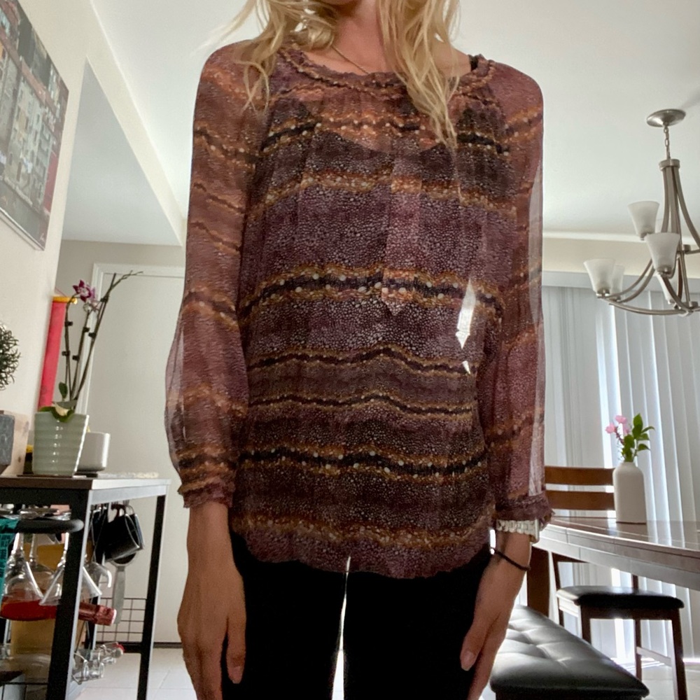ÉTOILE ISABEL MARANT
Printed Crew Neck Blouse
Size: S | US6, FR40